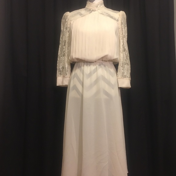 Modern Vintage Chiffon Dress
